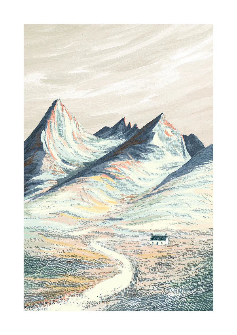 A4 Cuillin Bothy Art Print