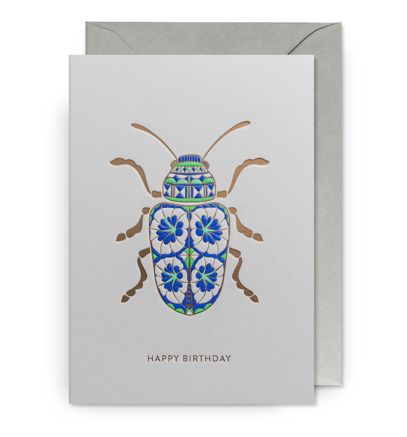 Decorative Beetle Birthday Card