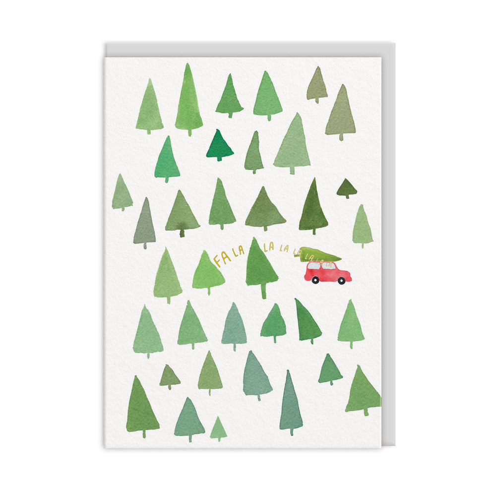 Tiny Trees Christmas Card