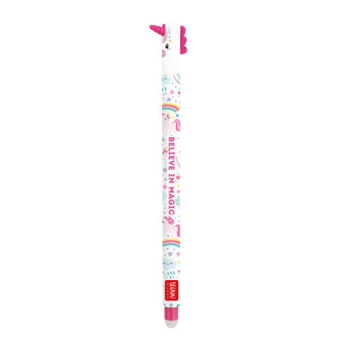 Unicorn Erasable Gel Pen - Pink Ink