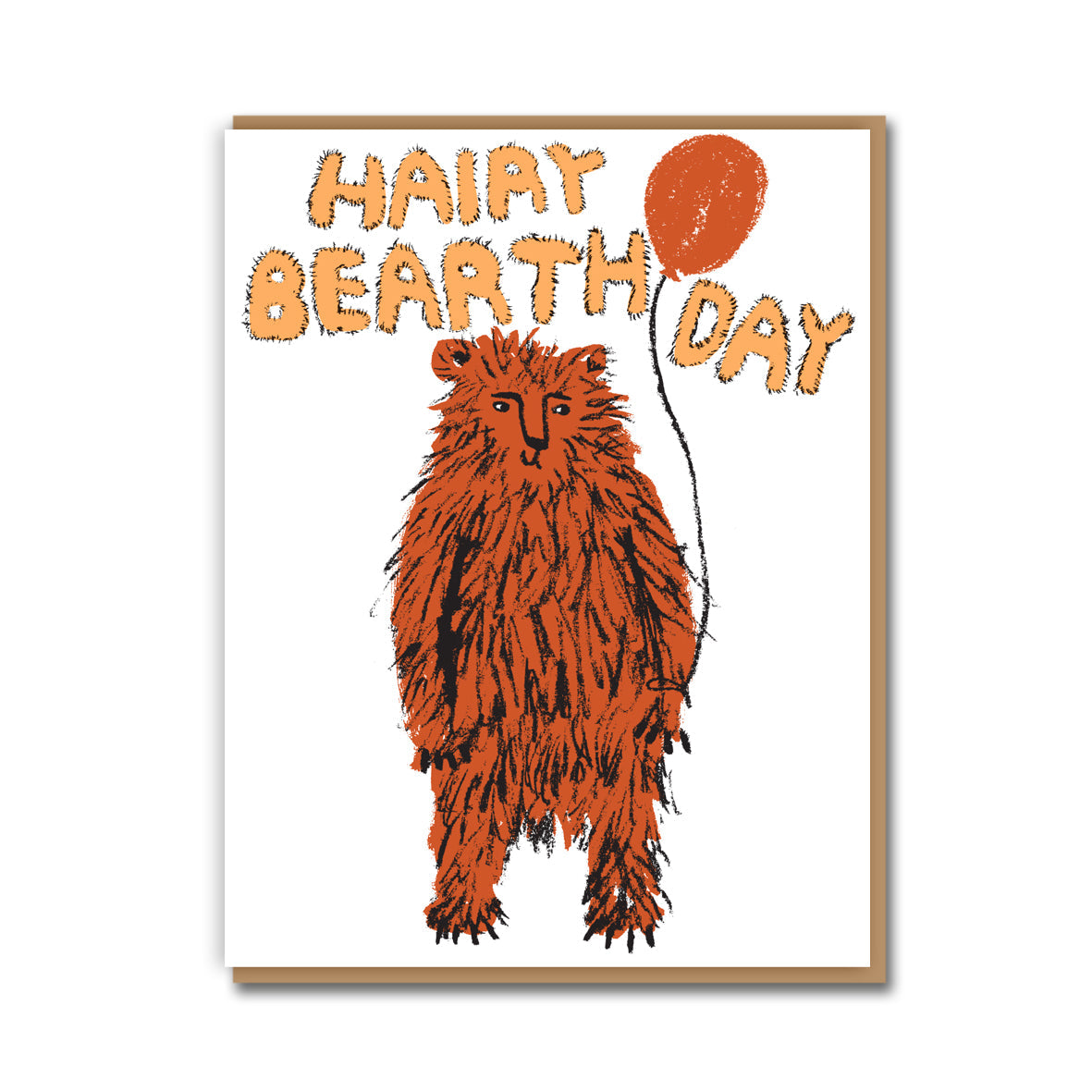 Hairy Bearthday Card