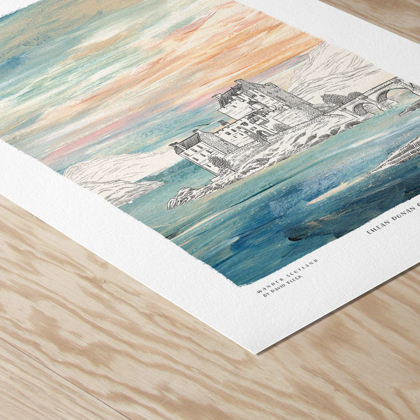 A5 Eilean Donan Castle Art Print