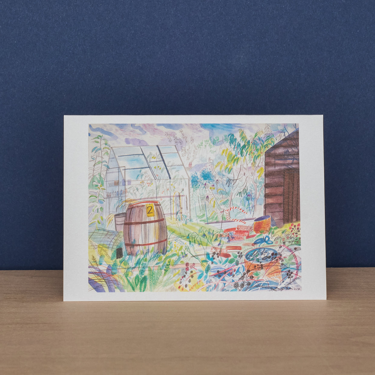 Pack Of 10 Allotment Life Notecards & Envelopes