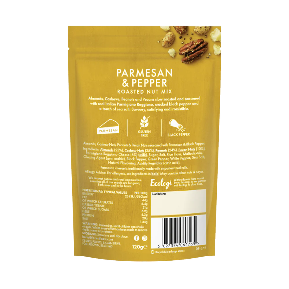 Parmesan & Pepper Nut Mix