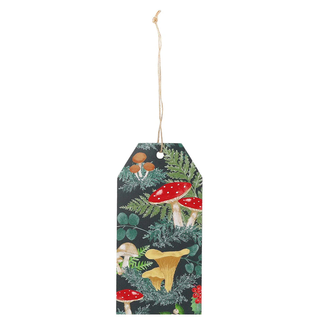 Woodland Forest Green Christmas Gift Tags - 8 Pack