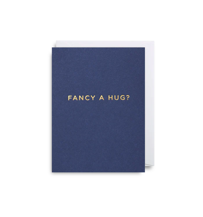 Fancy A Hug Mini Card