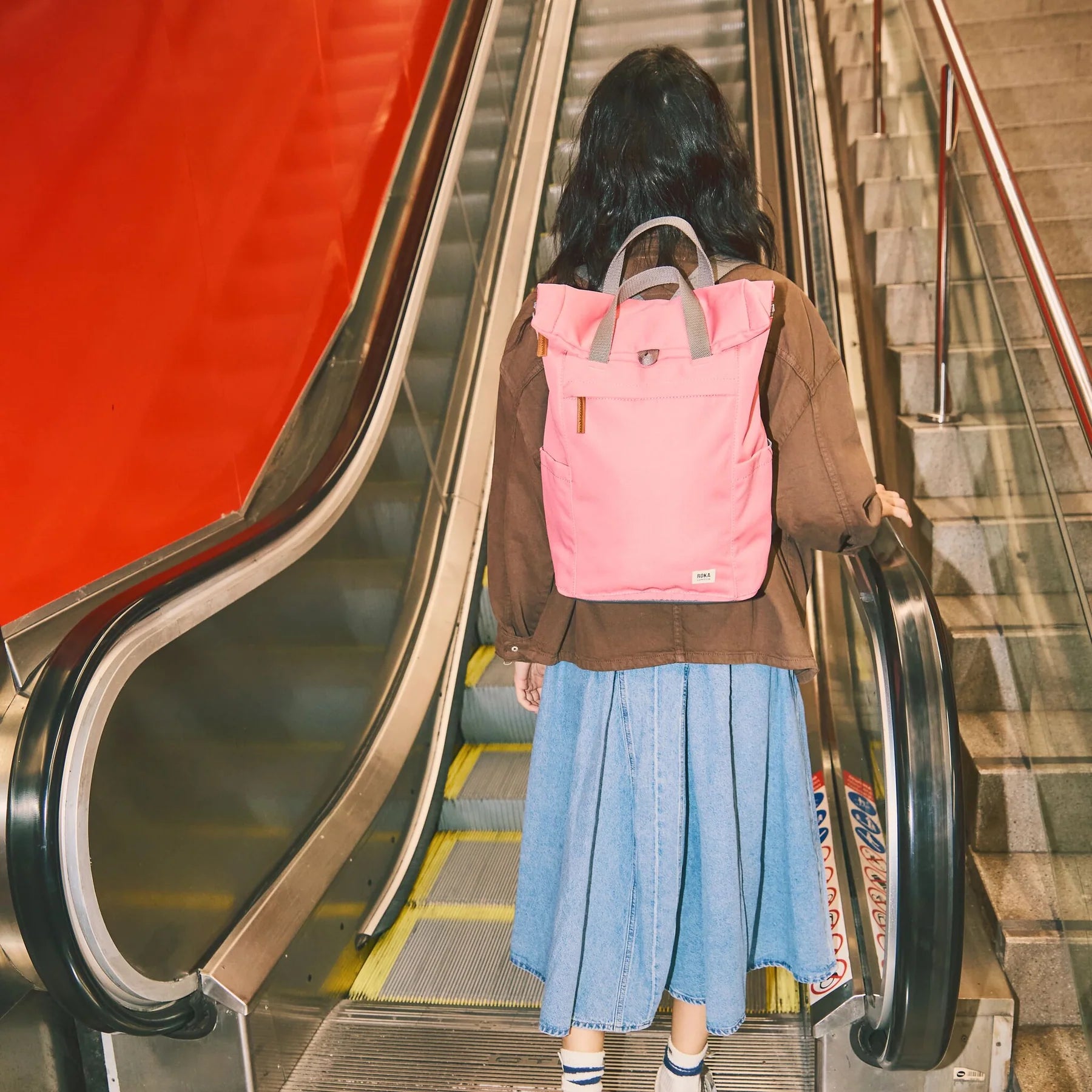 Medium Pink Lemonade Sustainable Finchley Backpack