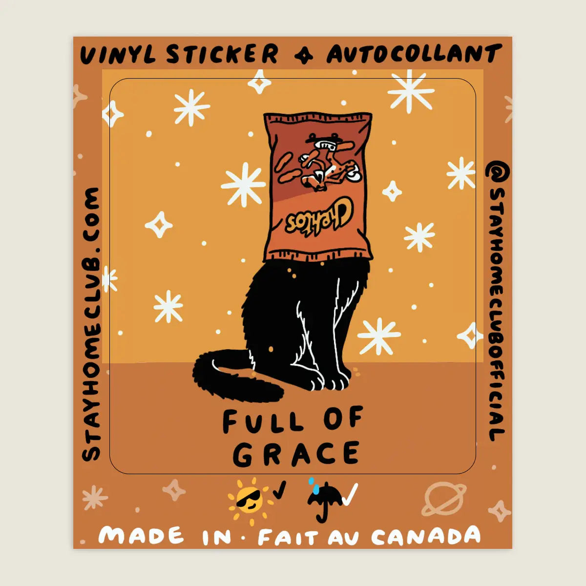 Full of Grace Vinyl Sticker