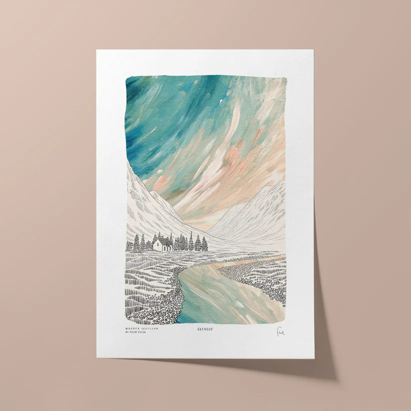 A5 Glencoe Art Print