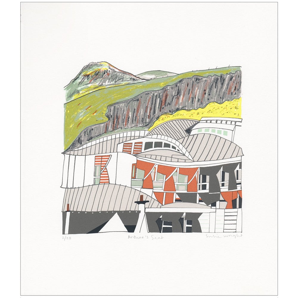 Gorse On Arthur's Seat Screen Print