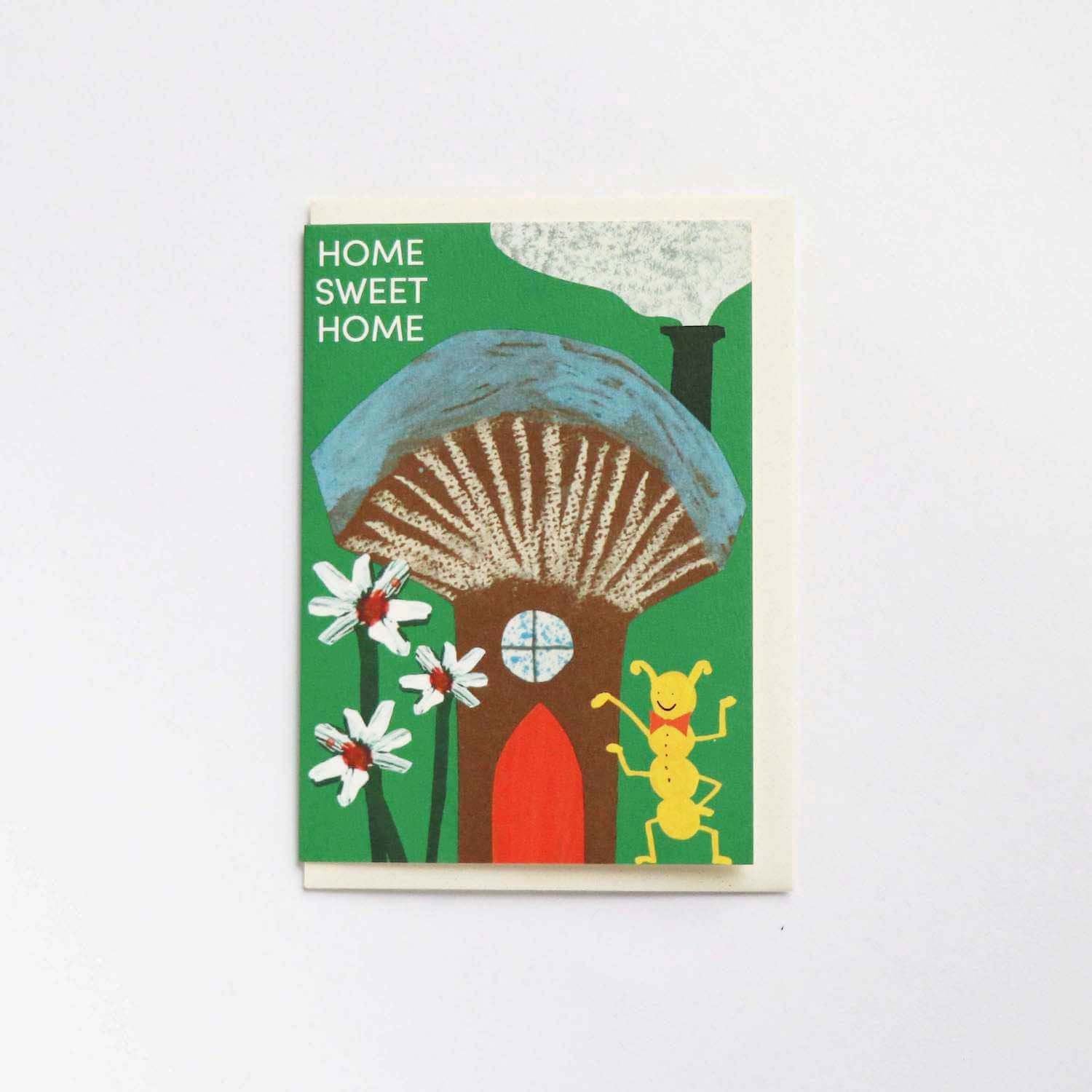 Home Sweet Home Mushroom Card
