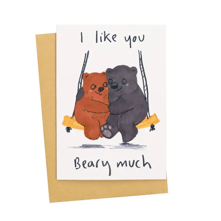 I Like You Beary Much Card