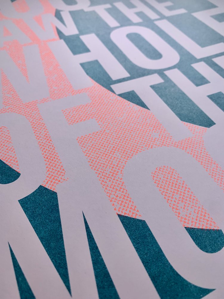 You Saw The Whole Of The Moon Riso Print