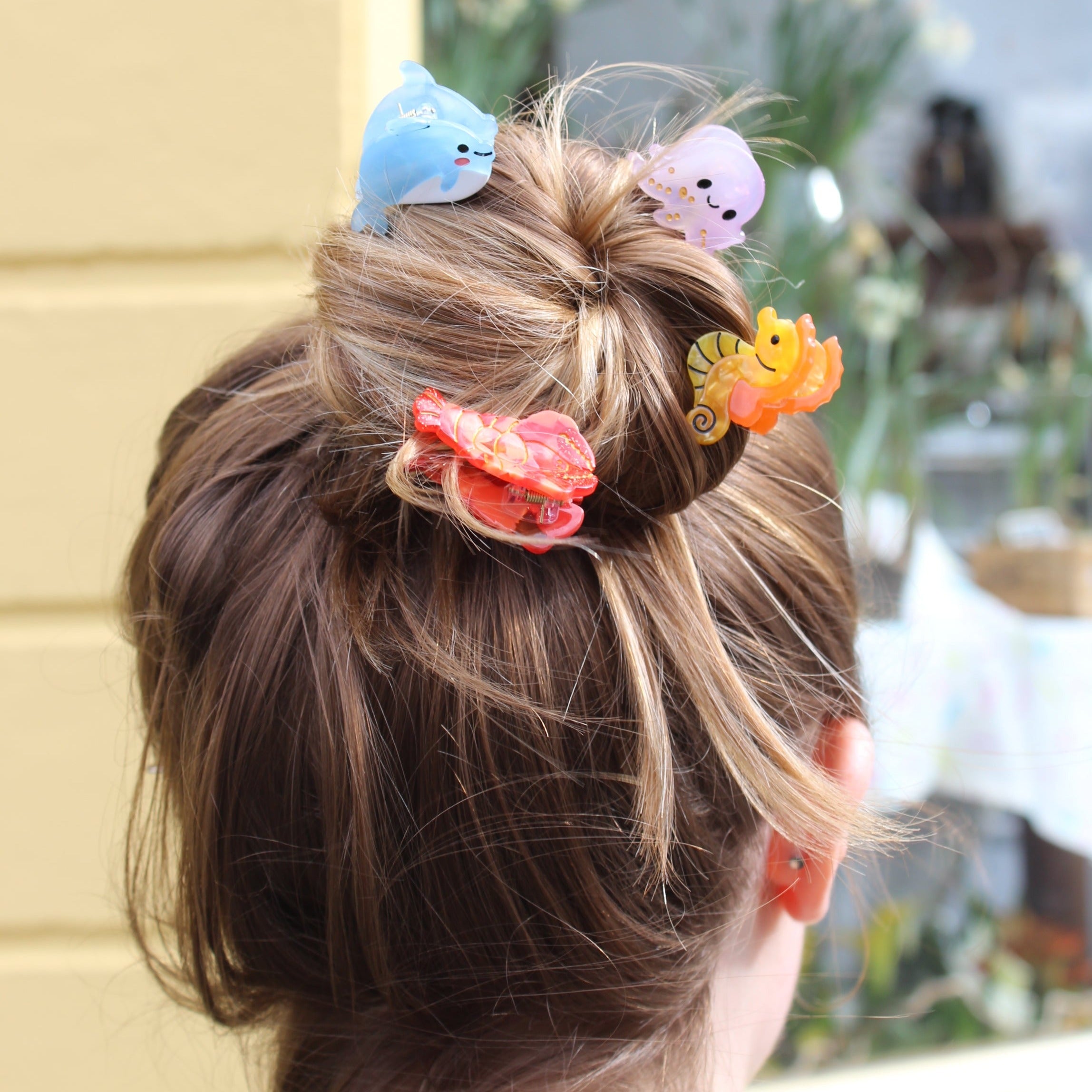 Sea Creature Hair Clips