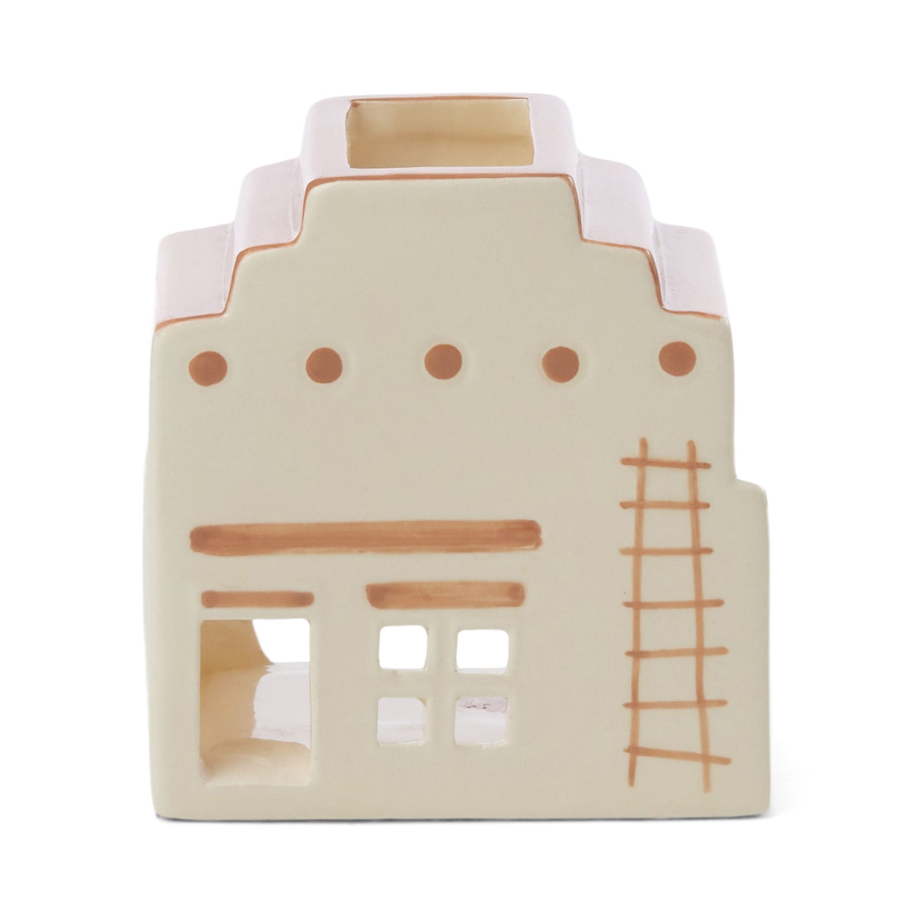 Santa Fe Adobe Style Incense & Tea Light Holder