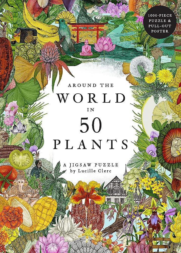 Around The World In 50 Plants : 1000 Piece Jigsaw Puzzle
