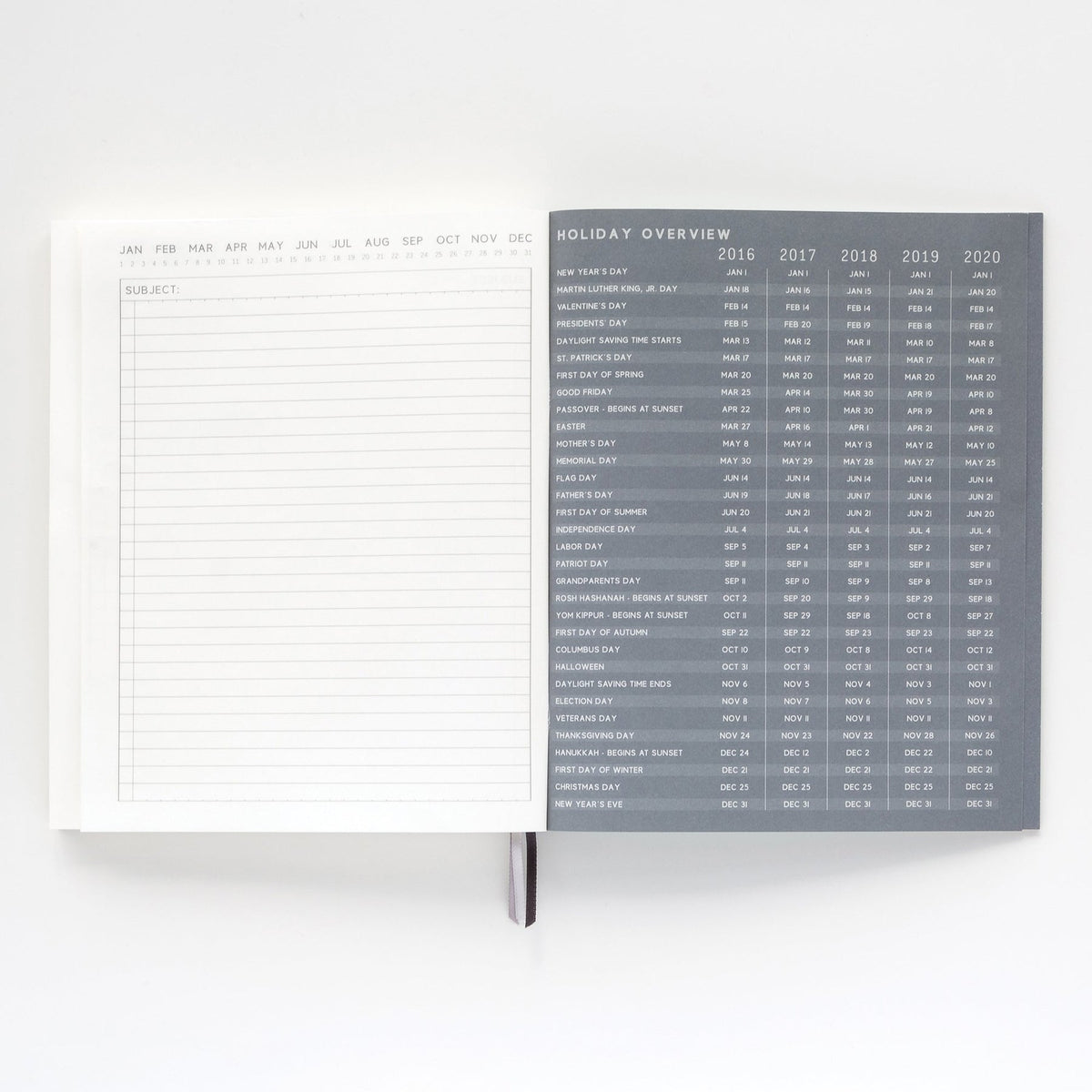 Army Green & Chilli Hardcover Notebook