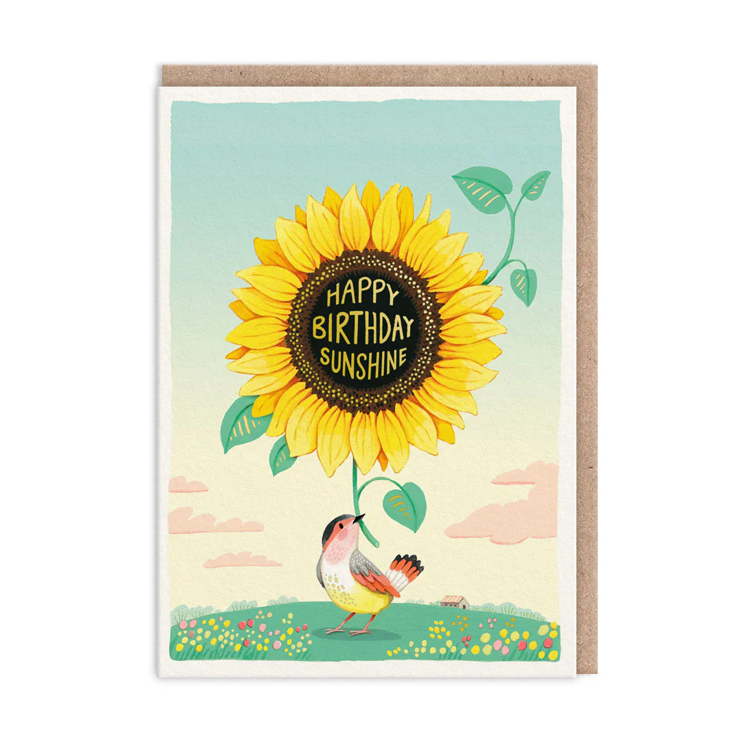 Sunflower Birthday Card