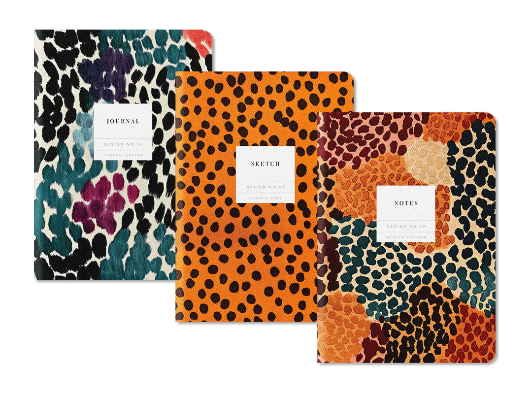 Kaleido Set (No.7) 3 Pack Stitched Notebooks