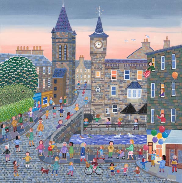 As Evening Draws In, Stockbridge Art Print