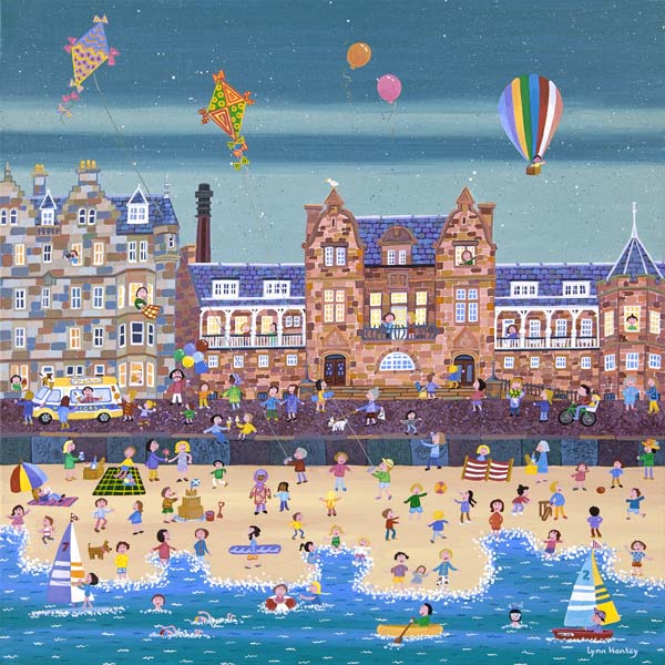 Happy Days At Portobello Art Print