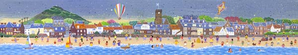 Long Summer Days, North Berwick Art Print