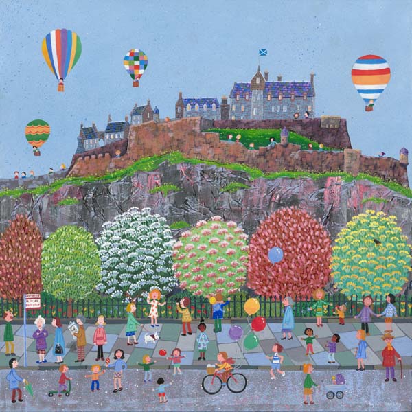 Springtime Castle Art Print