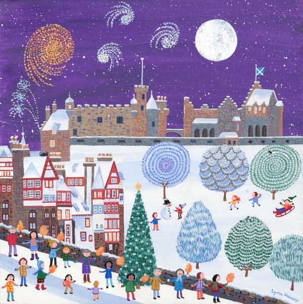 Torchlight Procession Art Print