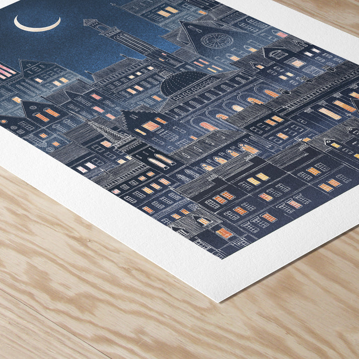 A4 Luna Art Print