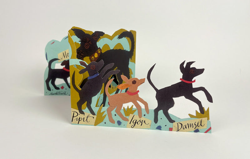 Puppy Parade Fold Out Card