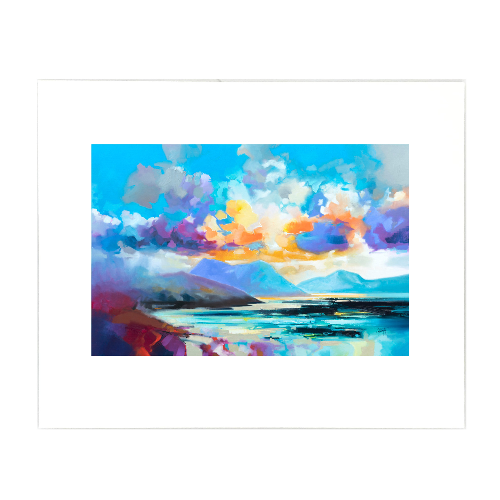 Memories Of Skye Mounted Art Print