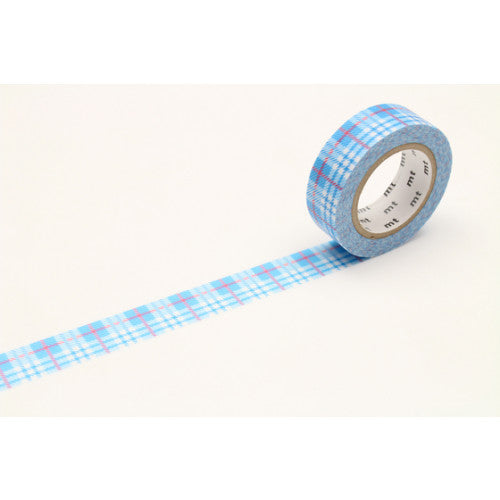 Check Light Blue MT Washi Tape