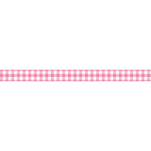 Stripe Checkered Pink Washi Tape