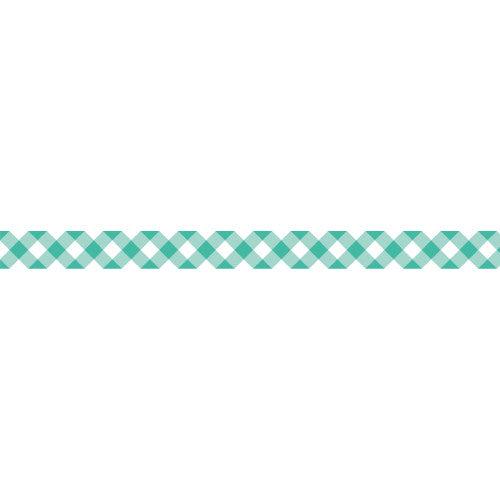 Thick Checkered Green Washi Tape