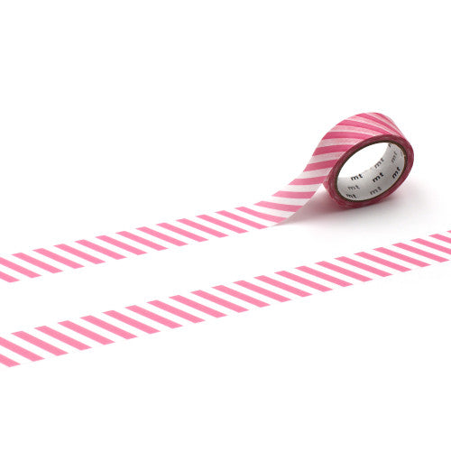 Stripe Aurora Pink MT Washi Tape