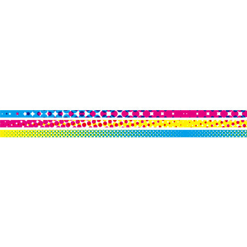Trio Of Slim Deco Moire Washi Tapes