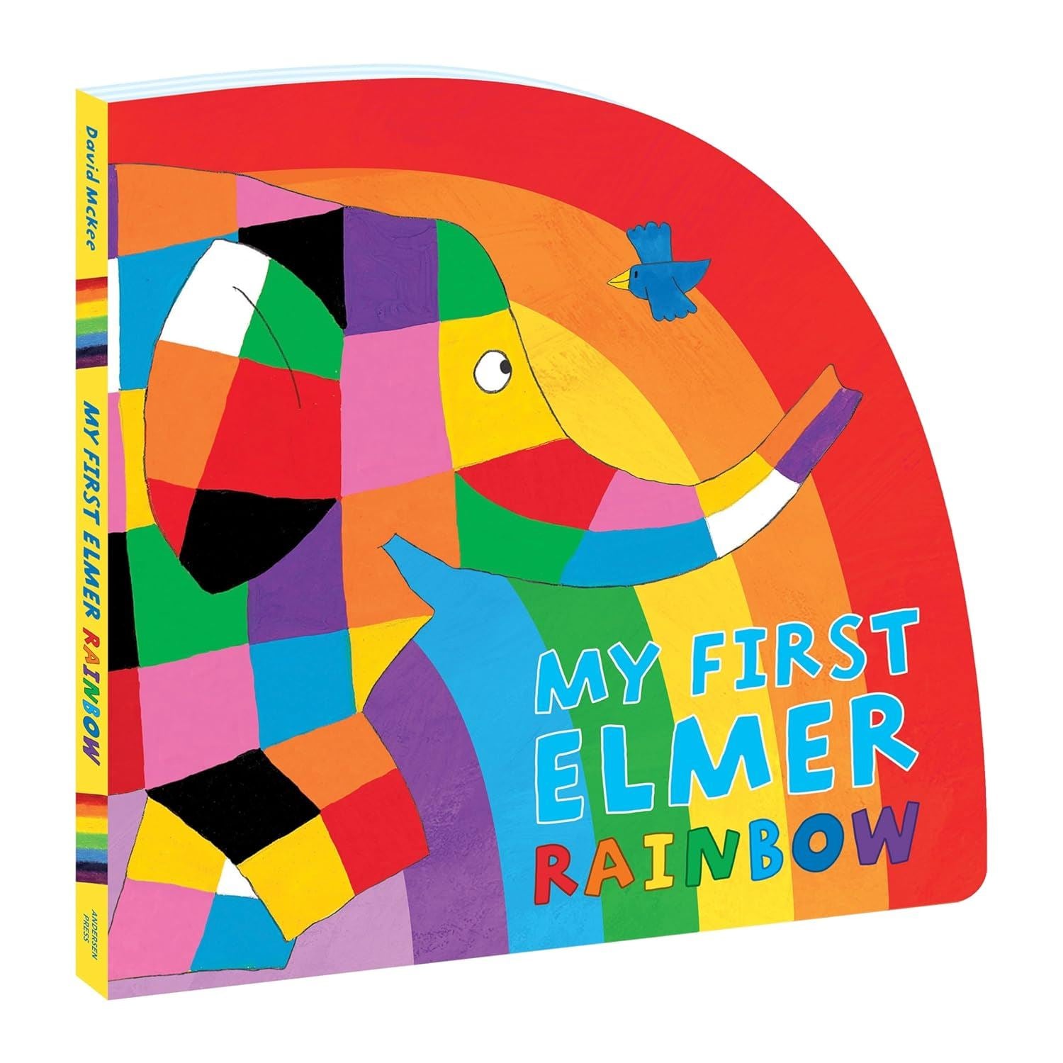 My First Elmer Rainbow By David McKee | Curiouser, image size:1500x1500