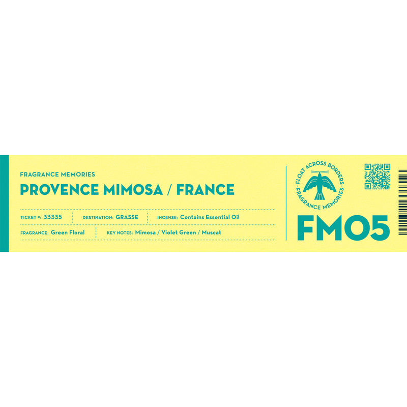 Fragrance Memories Incense Provence Mimosa - France