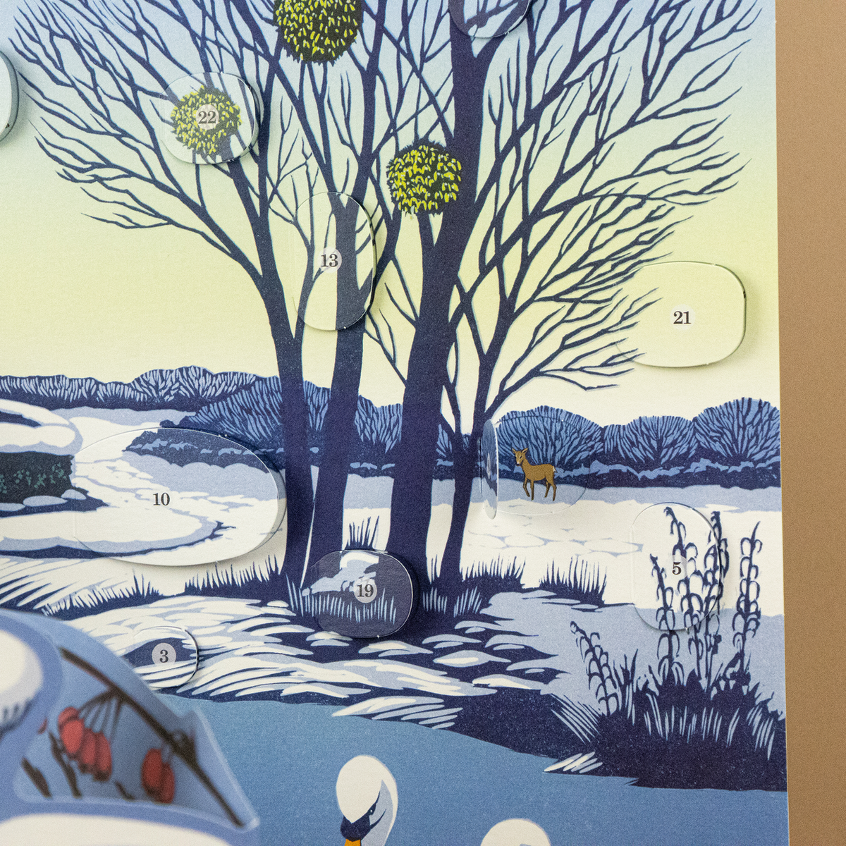 Winter Riverside Advent Calendar by Niki Bowers