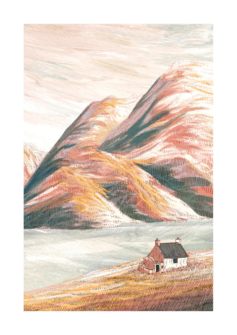 A4 Oban Bothy Art Print