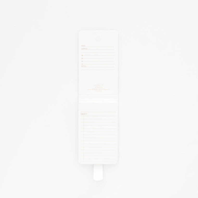 Vegan Leather Notepad - Blush