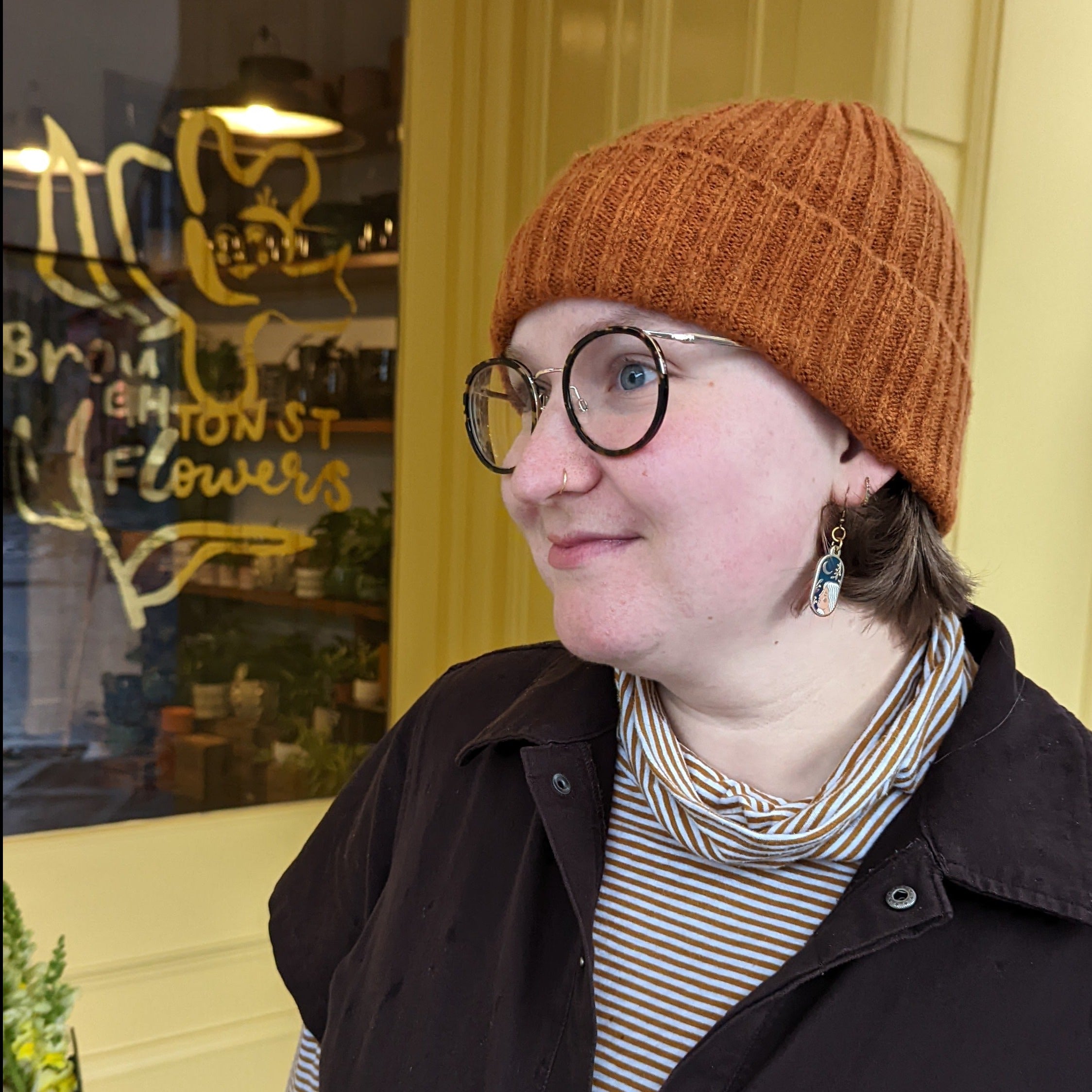 Burnt Orange Beanie Hat