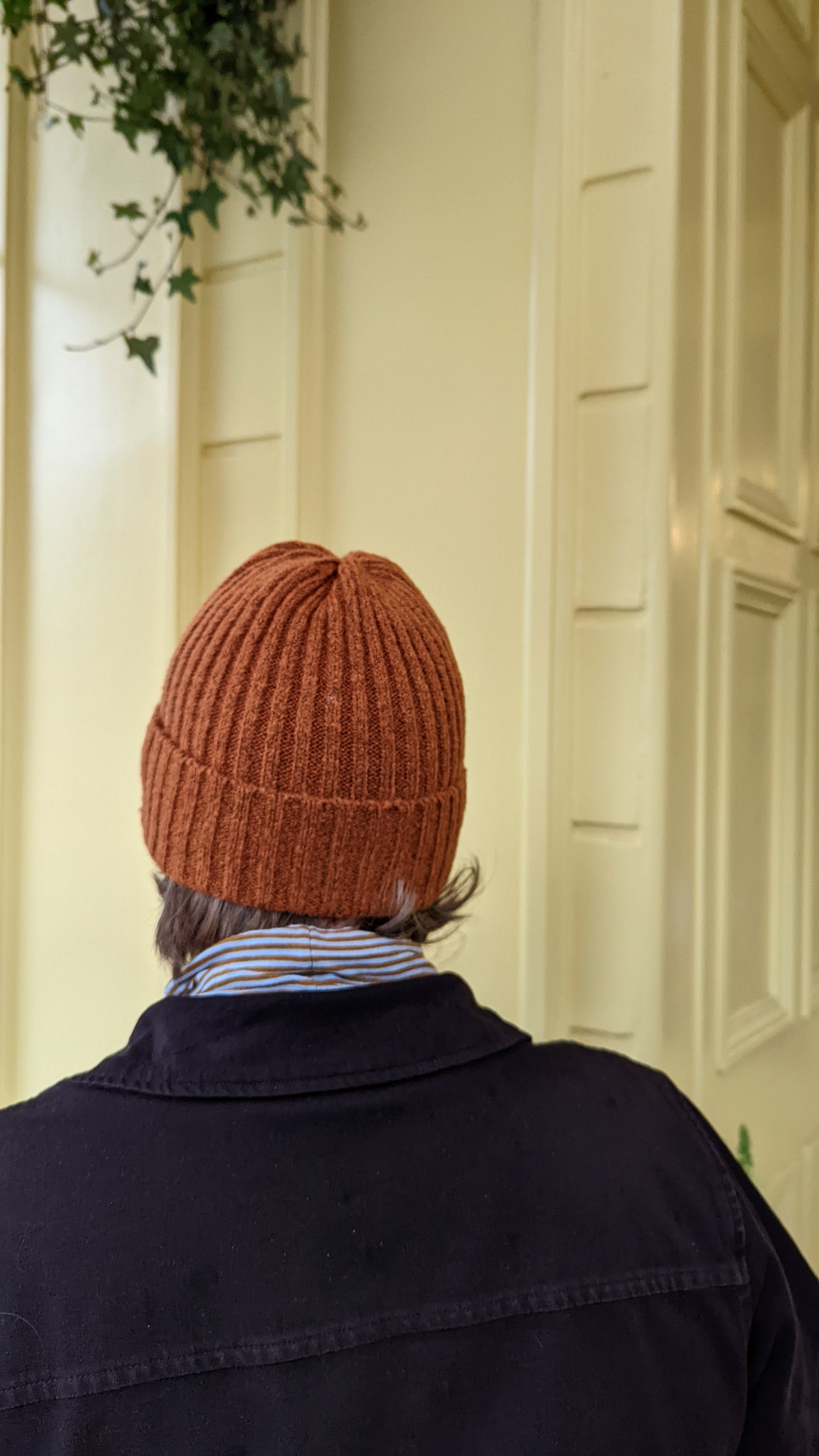 Burnt Orange Beanie Hat