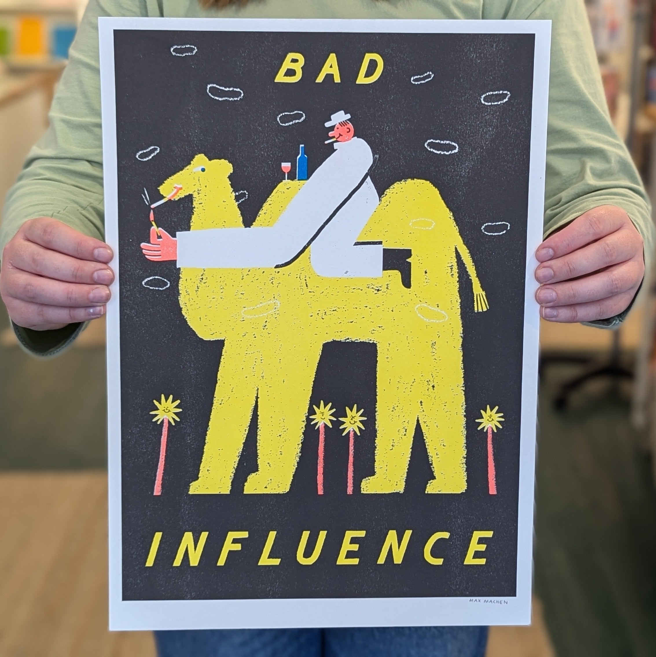 Bad Influence Camel Art Print