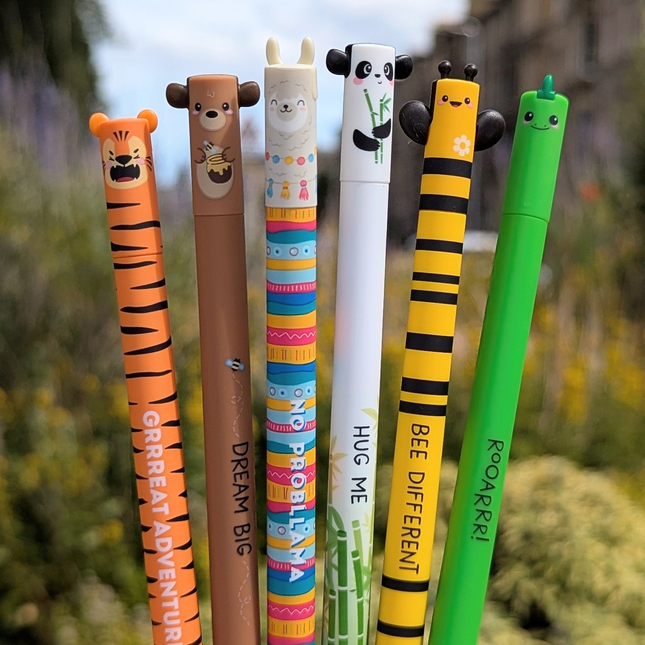 Panda Erasable Gel Pen - Black Ink