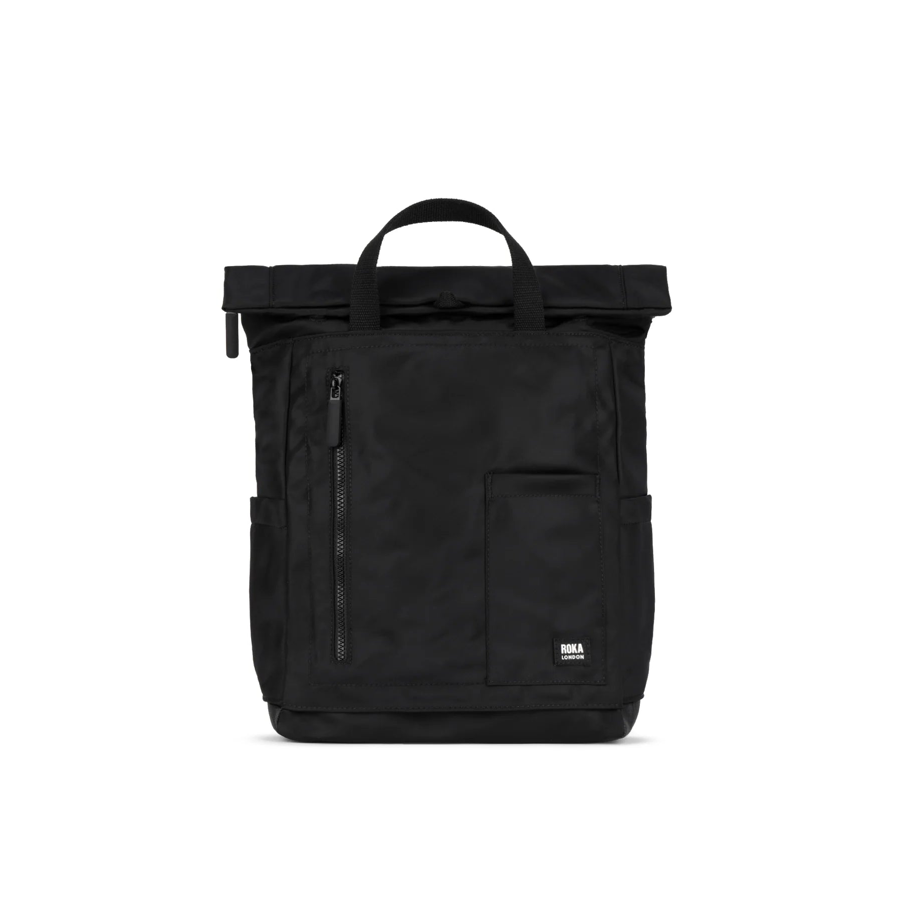 All Black Camden P Recycled Nylon Backpack