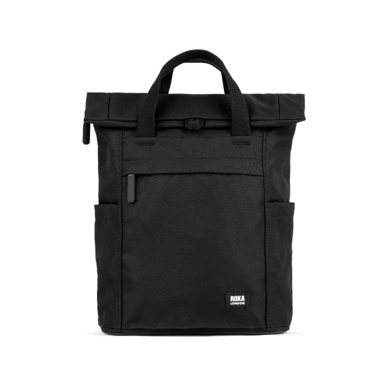Medium All Black Sustainable Finchley Backpack