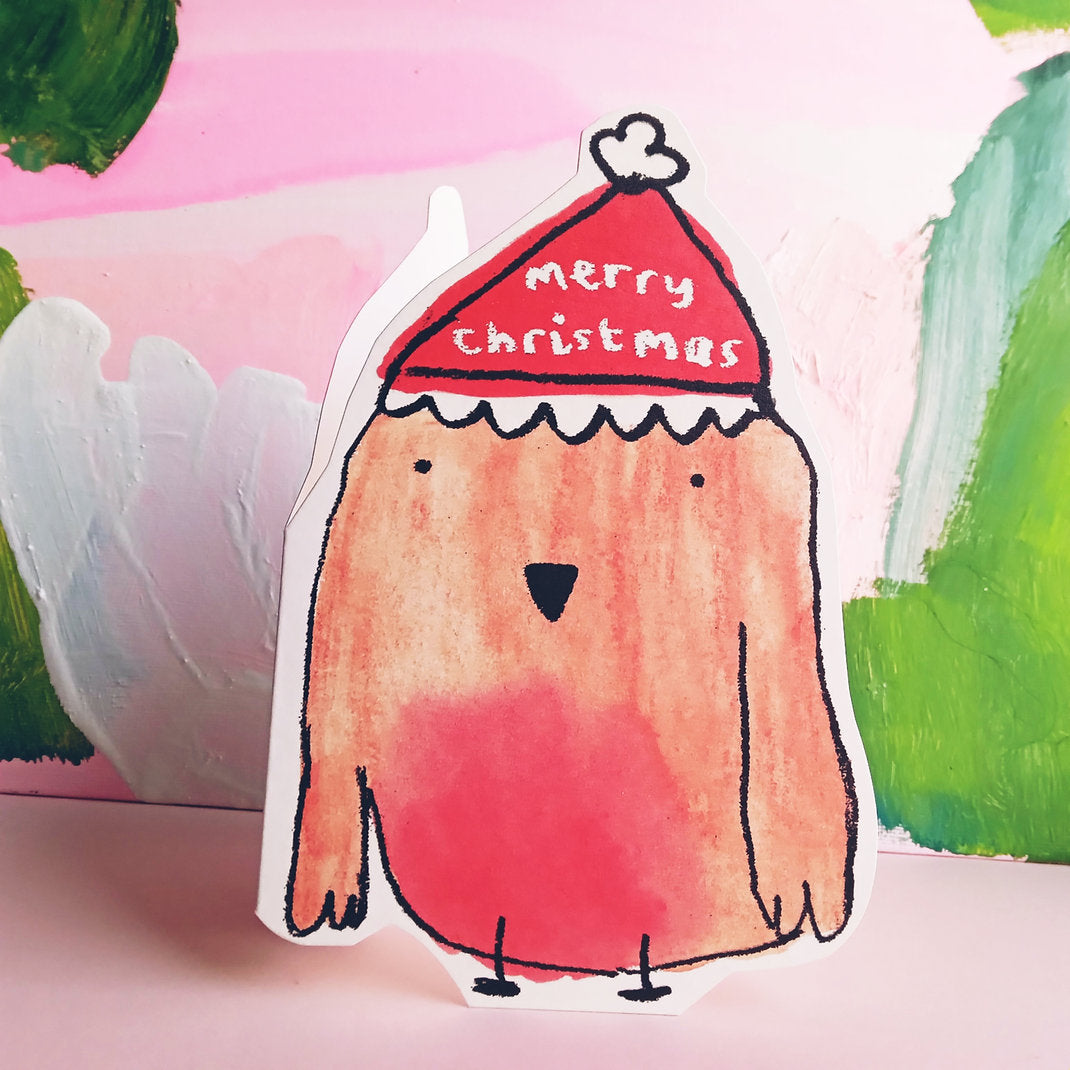 Robin Christmas Card