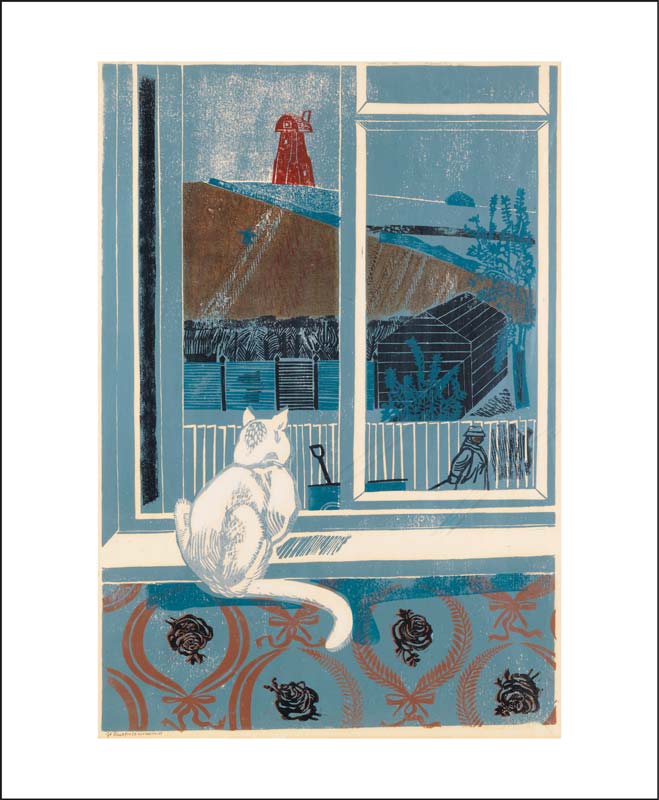 Great Bardfield Windmill Blank Card