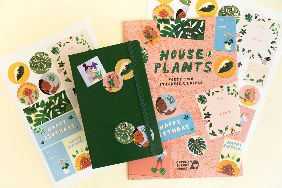 House Plants Sticker Set